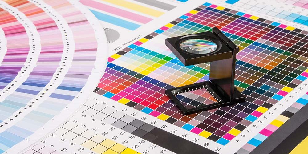 Printer colour swatches